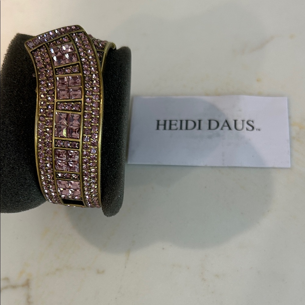 Heidi Daus Lavender Watch Crystal Bracelet